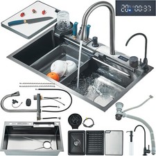 LED Kitchen Sink Set Stainless