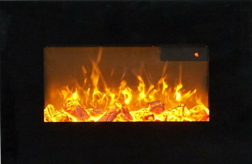 Electric fire black - electric,