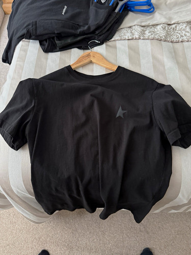 Golden goose men black logo - goose,