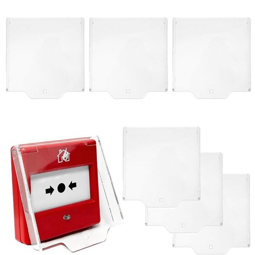 Hinged clear plastic - cover, 6