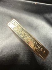 Slim Lighter USA 14ct Gold Plated Beautiful Lighter Great Condition Working