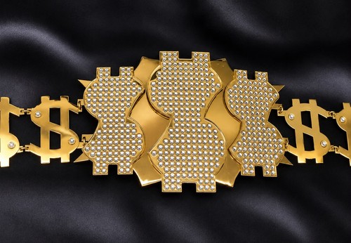 4mm brass wrestling belt - 4mm,