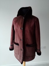 Chocolate Brown Coat  Faux