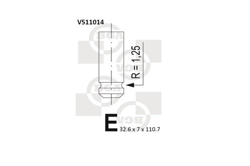 Outlet valve for mitsubishi - valve,