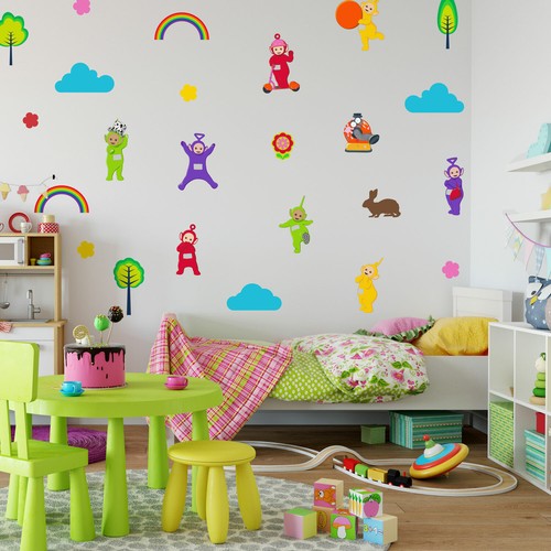 Teletubbies stickaround wall