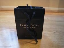 Leslie Davis small paper gift bag jeweler ring cosmetics perfume distinction 