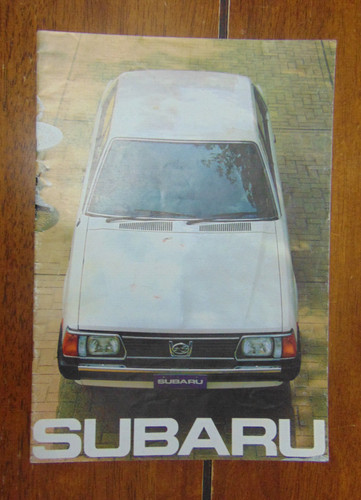 Subaru range brochure 1981 - subaru,