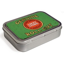 Personalised tobacco tin lucky - tobacco,