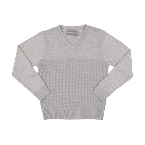 Boy woven neck sweater - boy's,