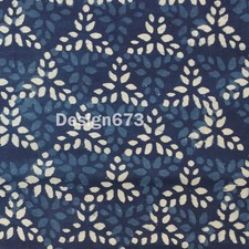 Indian Block Print Indigo