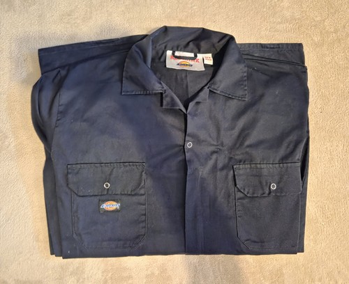 Dickies navy blue overalls - blue,