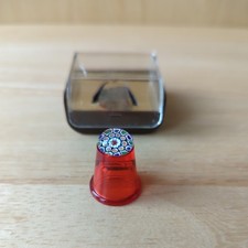 Caithness Glass Millefiori Vintage Red Thimble TH12 Beautifully Detailed. Boxed!