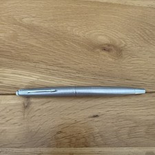 Vintage Genuine Parker Ink Fountain Pen Silver Colour