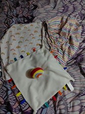 Unisex Ickle Bubba Rainbow Cot/cot Bed Bedding Bundle