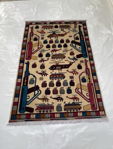 789 war rug afghan - #789.,