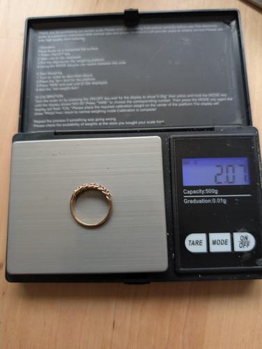 9ct keeper style pinky ring - 9ct,