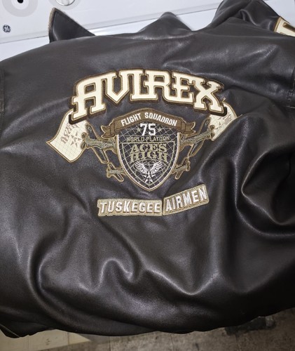 Avirex tuskegee leather - leather, jacket