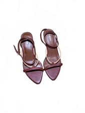 Reiss brown/tan kitten heel