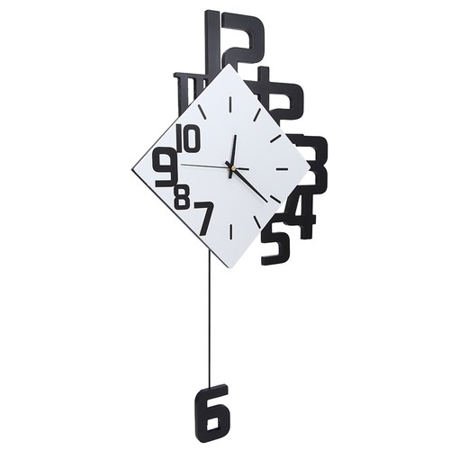 Digital pendulum clock silent - digital,