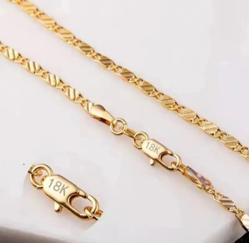 18k gold chain necklace - 18k,
