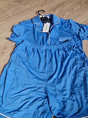 Veseacky girls blue solid 2pc - blue,