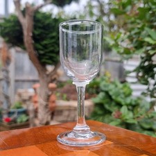 Antique Georgian Wine Glass – c.1780–1820 Round Bowl & Folded Foot