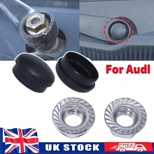 Front wiper arm - caps, bolts