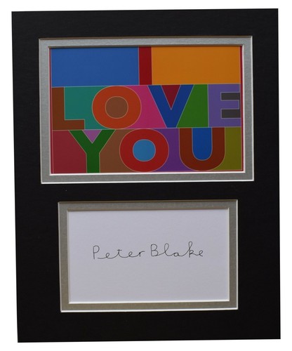 Peter blake signed autograph - blake,