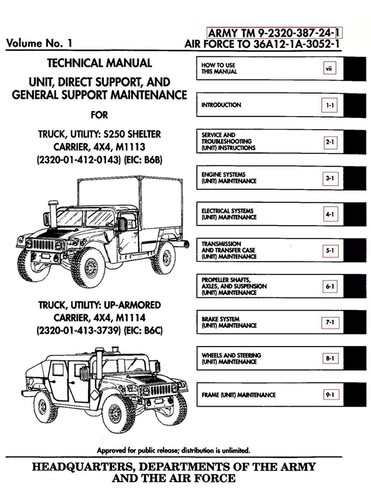Humvee technical manual - technical,
