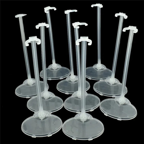 10pcs clear doll stand display - doll,