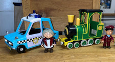 Postman Pat  Large Friction Greendale Rocket & Police car & figures