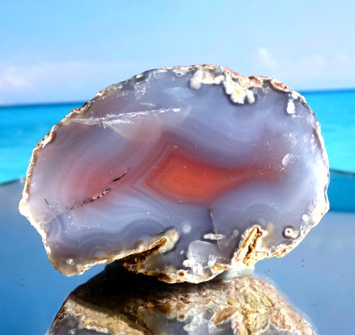 Polished natural red - polished,
