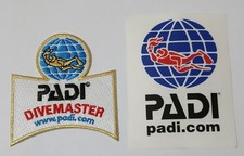 PADI Divemaster Badge / Patch & Sticker