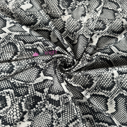 Printed shiny swimwear - printed, lycra