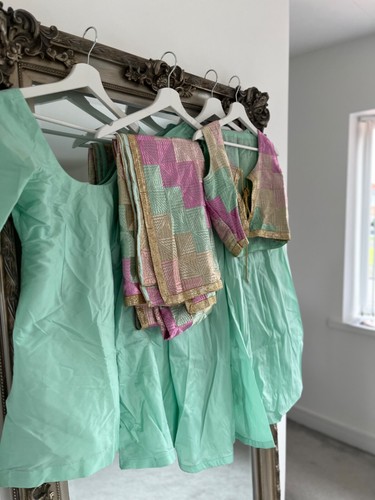 Phulkari punjabi suit light - punjabi,