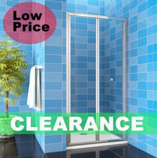 Bathroom Walk in Frame Bi Fold Shower Enclosure Shower Door Screen Safety Glass