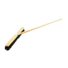 Soft Bristle Sweeping Yard Brush Outdoor Garden Cleaning Broom Wooden Handle