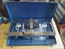 campingaz 4500W DOUBLE BURNER AND GRILL CAMPING CHEF FOLDING COMPACT tatty box