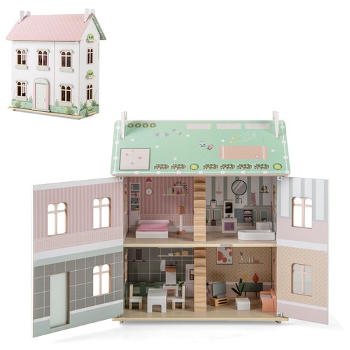 Pretend play toddler - pretend, dollhouse