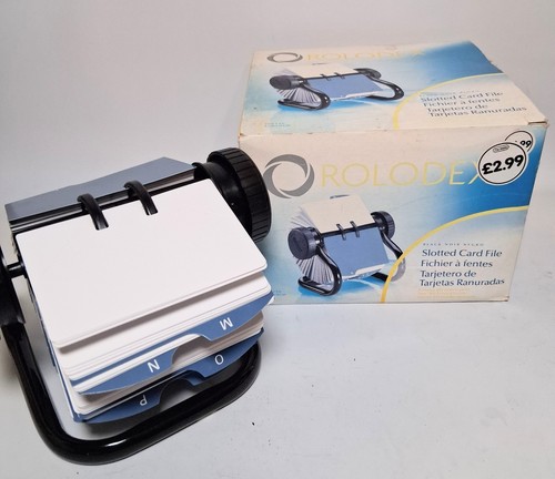 Rolodex 400 slotted card file - rolodex,