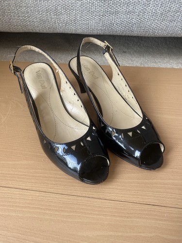 Van dal women black - black, patent