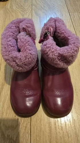 Ugg kid purple leather - purple,