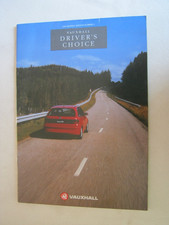 1992 VAUXHALL BROCHURE. 60