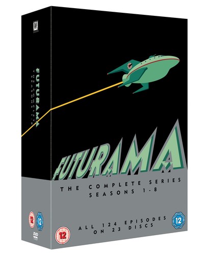 Futurama seasons 12 dvd - 1-8,