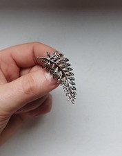Vintage Silver Tone Marcasite