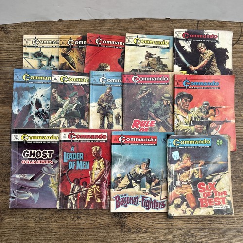 Job lot old commando - lot,