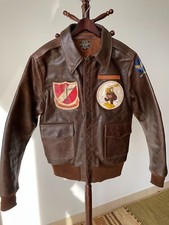 USAAF Star Sporstwear A-2 Flight Jacket by Eastman Leather Clo. Size 42 / Large