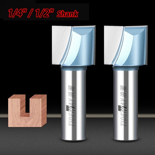 Shank router bits - 1/4", 1/2"