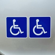 2x Disabled Mobility Blue