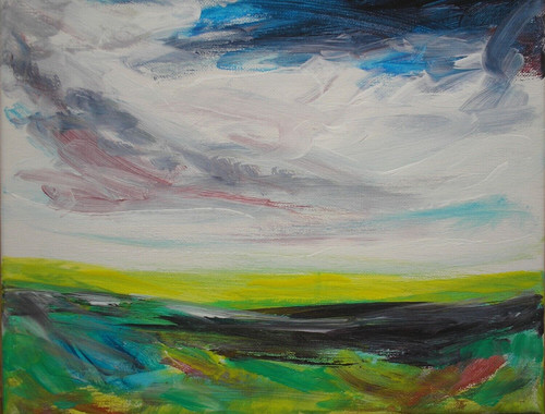 Original acrylic landscape